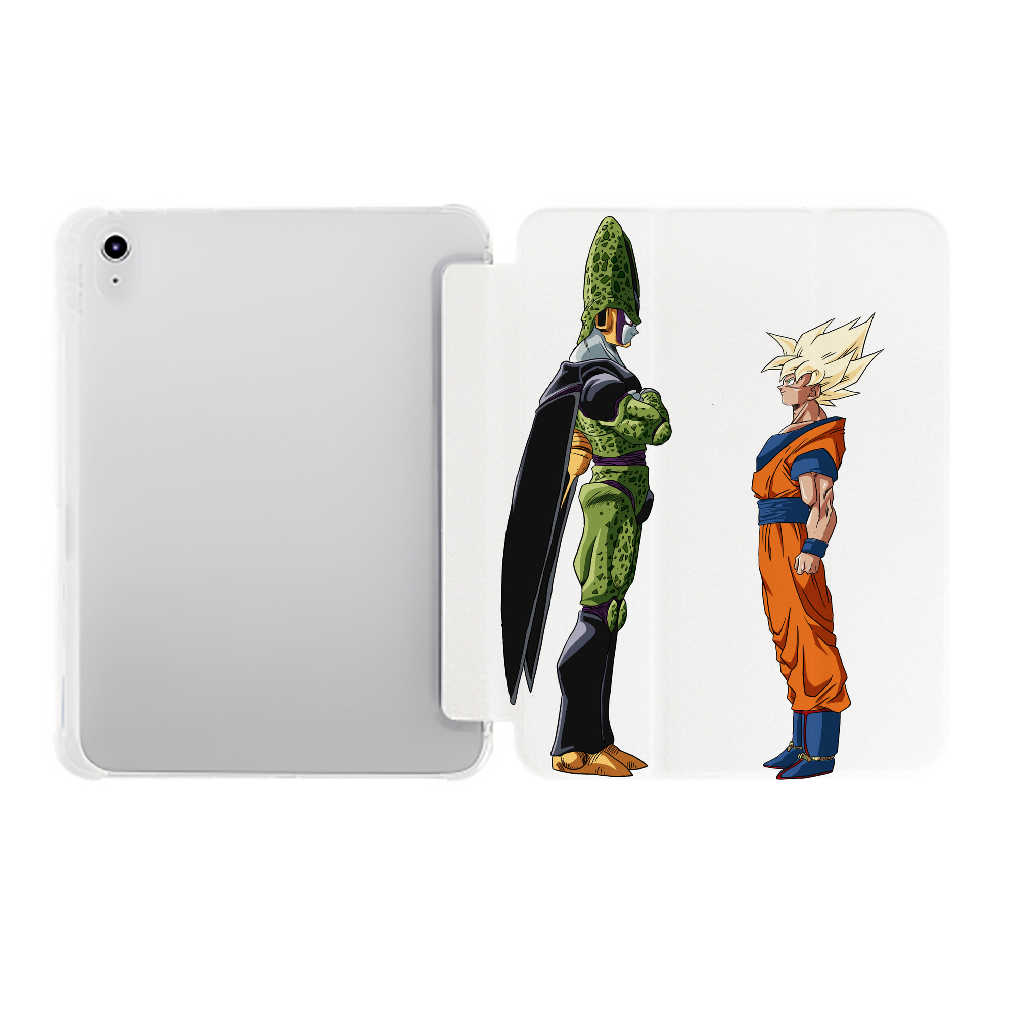（画像用） ドラゴンボール DRAGON BALL IPad ケース ペン収納付き 三つ折りスタンド PUレザー×シリコン 対応機種9.5/10.5/10.9インチ